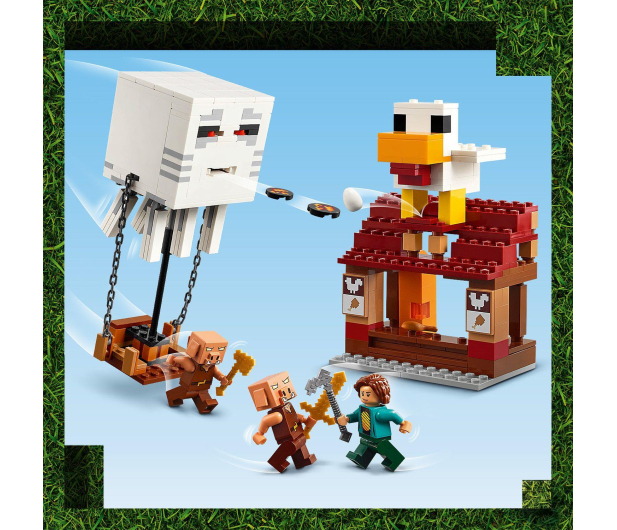LEGO Minecraft 21273 Atak balonowego Ghasta na wioskę - 1308186 - zdjęcie 5